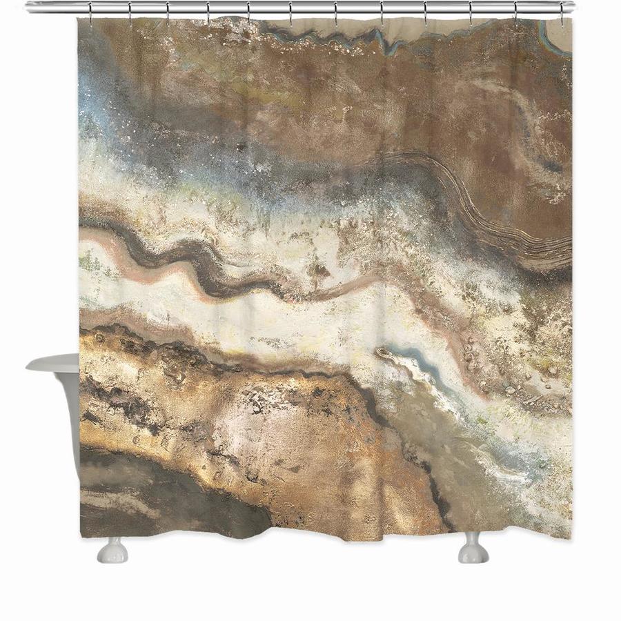 Laural Home Lava Flow Shower Curtain 71x72 at Lowes.com