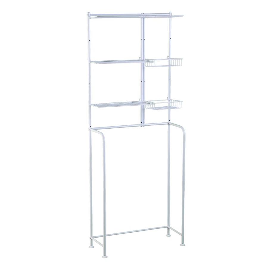 Boston Loft Furnishings Damo White 4Tier Iron Freestanding Bathroom