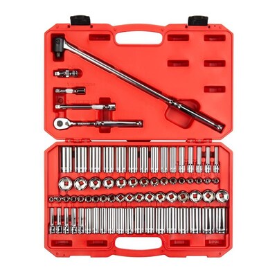 8 Piece 3//4 /" Deep impact socket set in case 24 27 29 30 32 35 36 38 mm