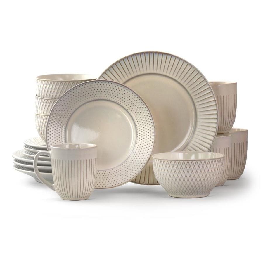 off white dish set