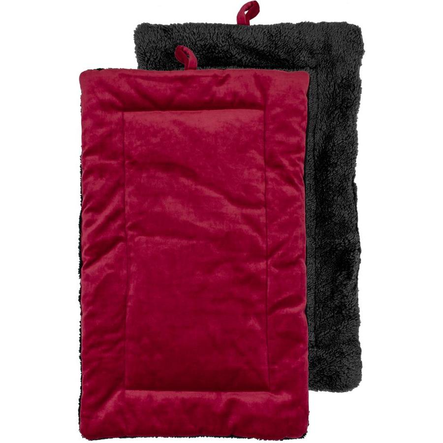 Urban Loft By Westex Red Sherpa Bottom Pet Crate Kennel Mat 31 In