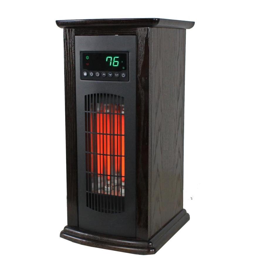 Lifesmart 1500-Watt Infrared Quartz Cabinet Electric Space Heater with ...