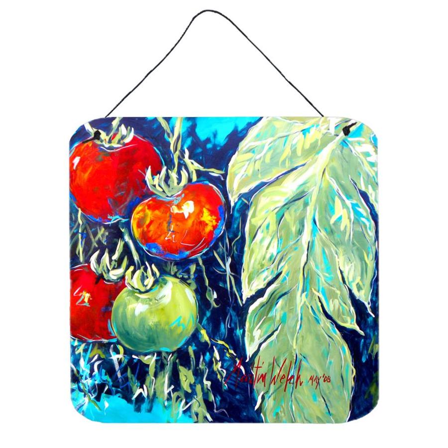 Caroline's Treasures Vegetables- Tomato Tomaeto-tomaato Aluminium Metal Wall or Door Hanging Prints