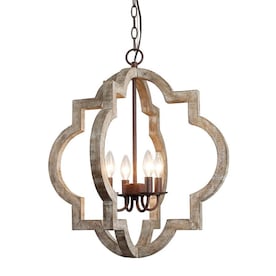 Wood Chandeliers At Lowes Com