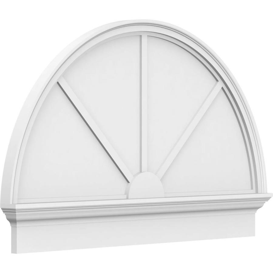 Ekena Millwork Half Round 3 Spoke 5 Ft 2 In X 2 3 4 In Unfinished