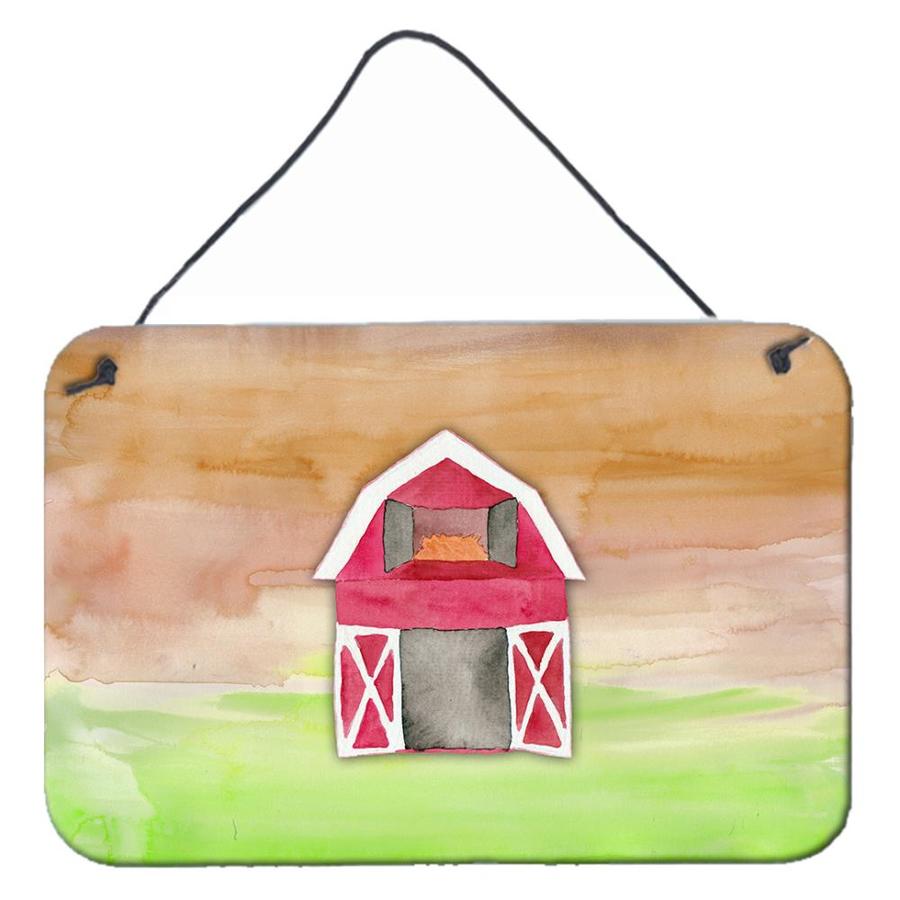 Caroline S Treasures Barn Watercolor Wall Or Door Hanging Prints