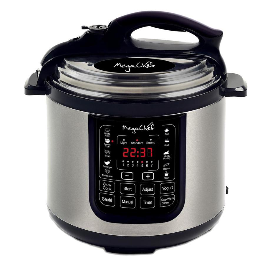 MegaChef 8-Quart Programmable Electric Pressure Cooker in the Electric ...