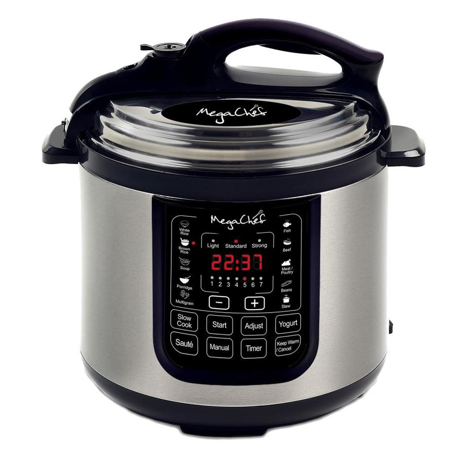 MegaChef 8Quart Programmable Electric Pressure Cooker in the Electric