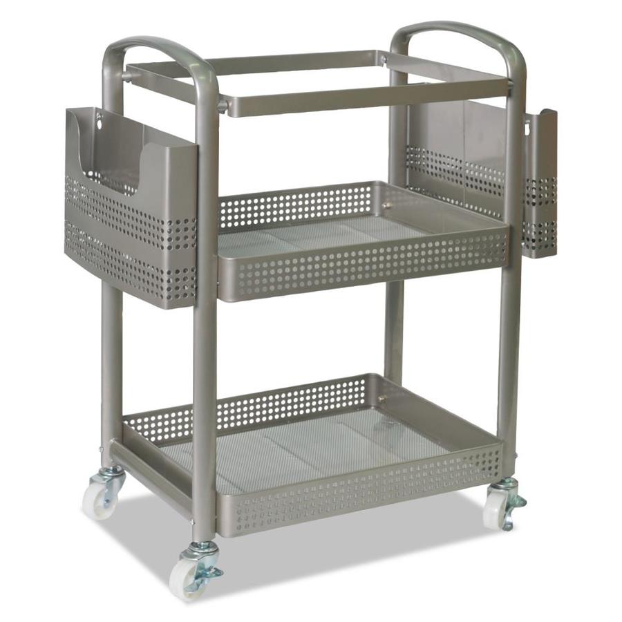 Alera Silver File Cart In The Office Carts Printer Stands Department At Lowes Com