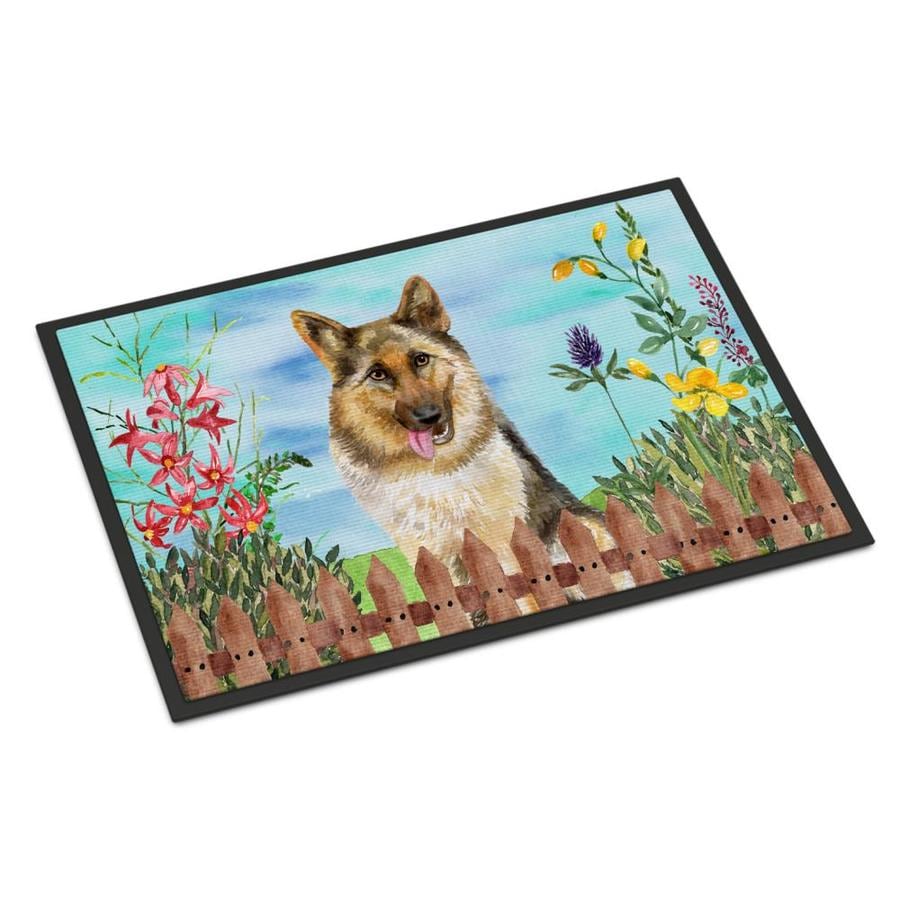 Caroline S Treasures German Shepherd Spring Indoor Or