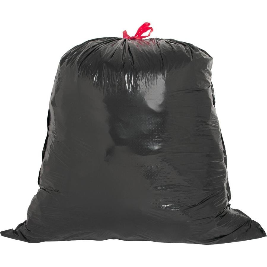 Genuine Joe 30-Gallon Black Outdoor Polypropylene Can Trash Bag in the ...