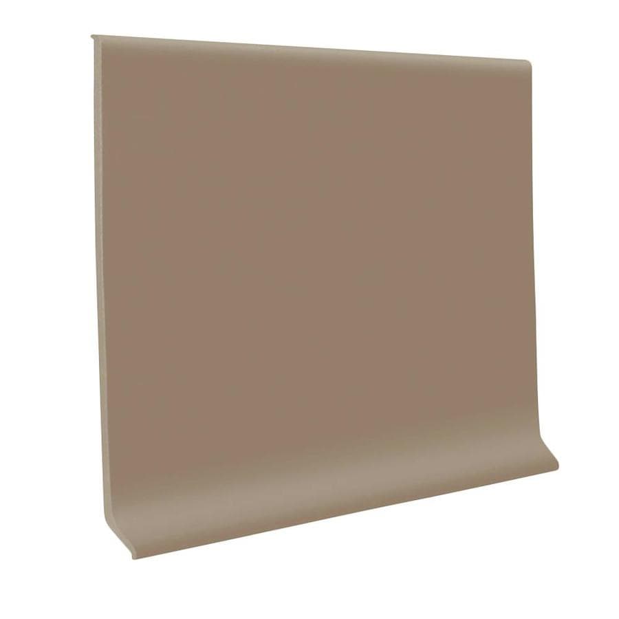 FLEXCO 1-Pack 6-in W x120-ft L Cappuccino Vinyl Wall Base