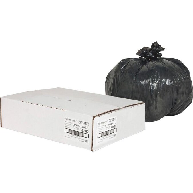 Nature Saver 10-Gallon Black Outdoor Polypropylene Can Trash Bag in the ...