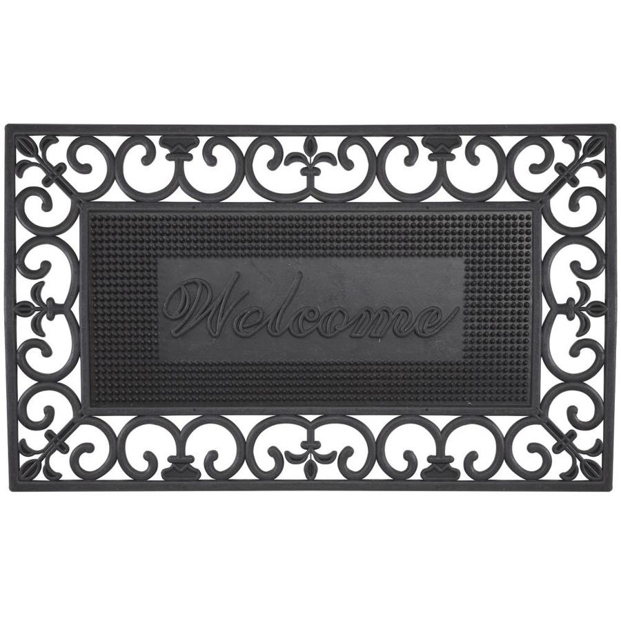 Envelor Fleur De Lis Pin Rubber Pins Entrance Mat Welcome Doormat