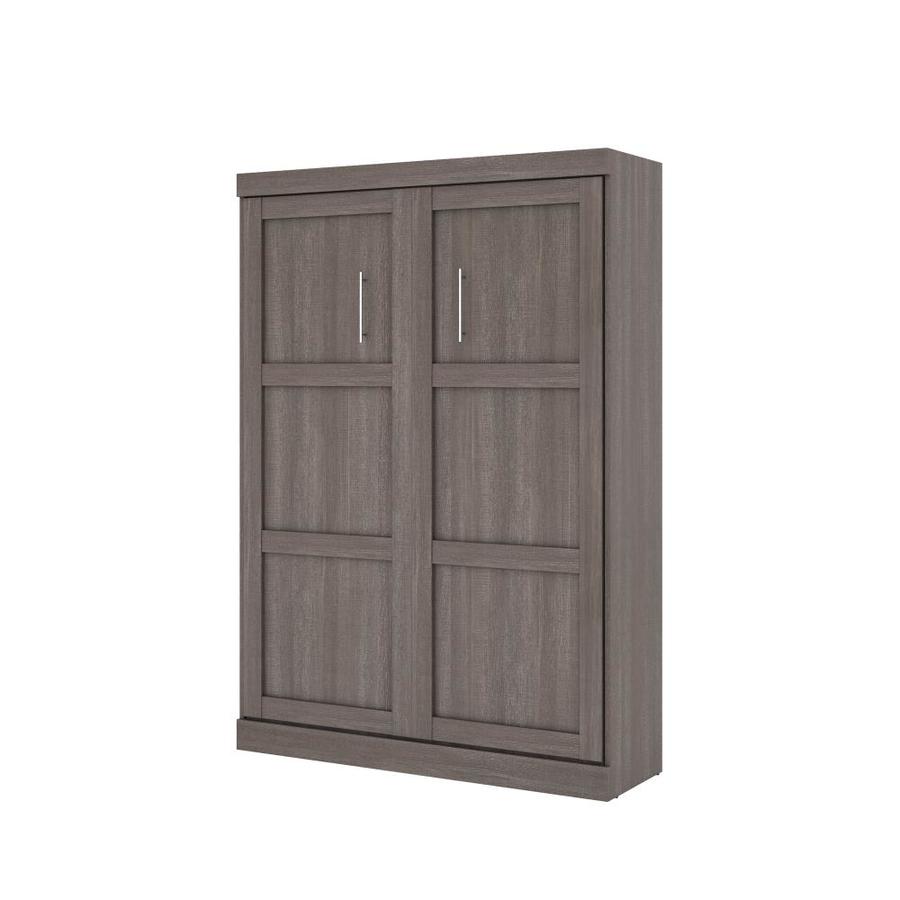 Bestar Pur Bark Gray Full Murphy Bed