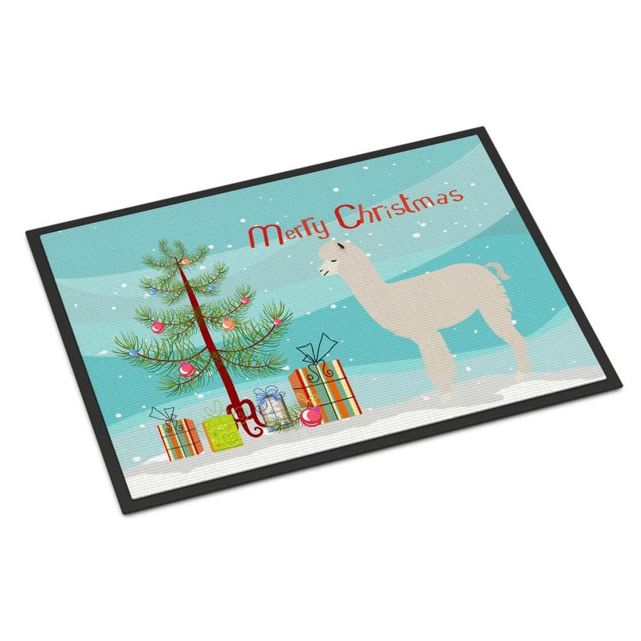 Home Accents Holiday Reindeer Molded Elegant Entry 18 In X 30 In Holiday Door Mat 708801 The Home Depot