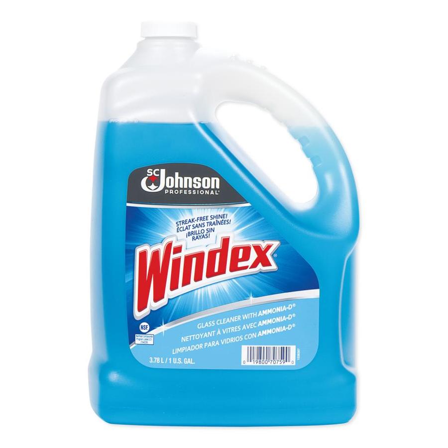 Windex Glass Cleaner With Ammonia D 1gal Bottle 4 Carton At