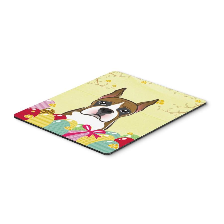 Caroline's Treasures Boxer Easter Egg Hunt Mouse Pad, Hot Pad or Trivet