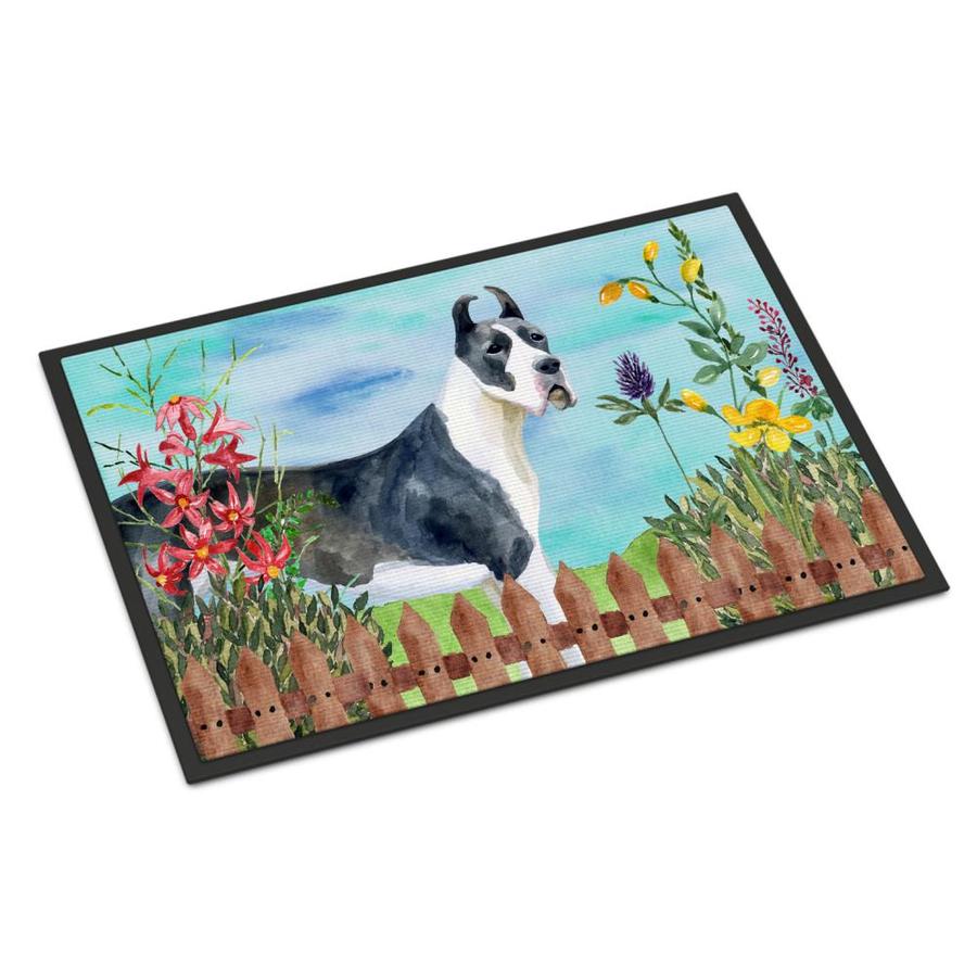 Caroline S Treasures Harlequin Great Dane Spring Indoor Or Outdoor