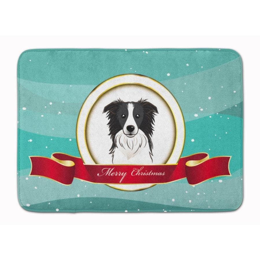 Multicolor Carolines Treasures Border Collie Red White Welcome Glass Cutting Board Large