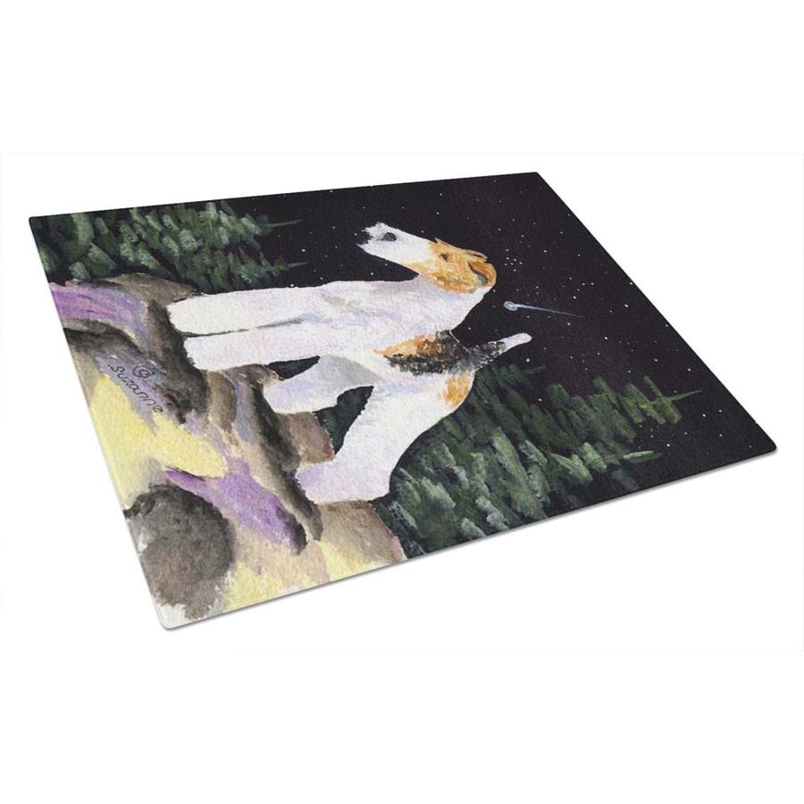 Large, Carolines Treasures BB7586LCB Welcome Friends Doberman Pinscher Chopping Board