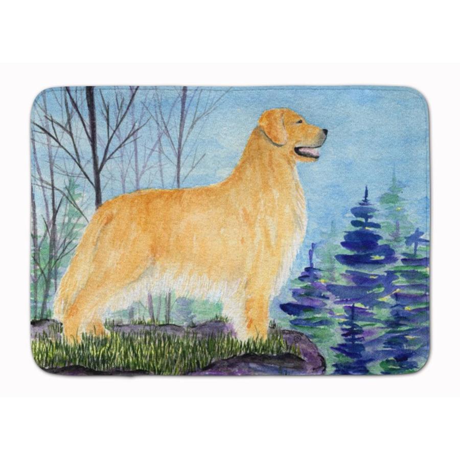 Caroline's Treasures Golden Retriever Machine Washable Memory Foam Mat