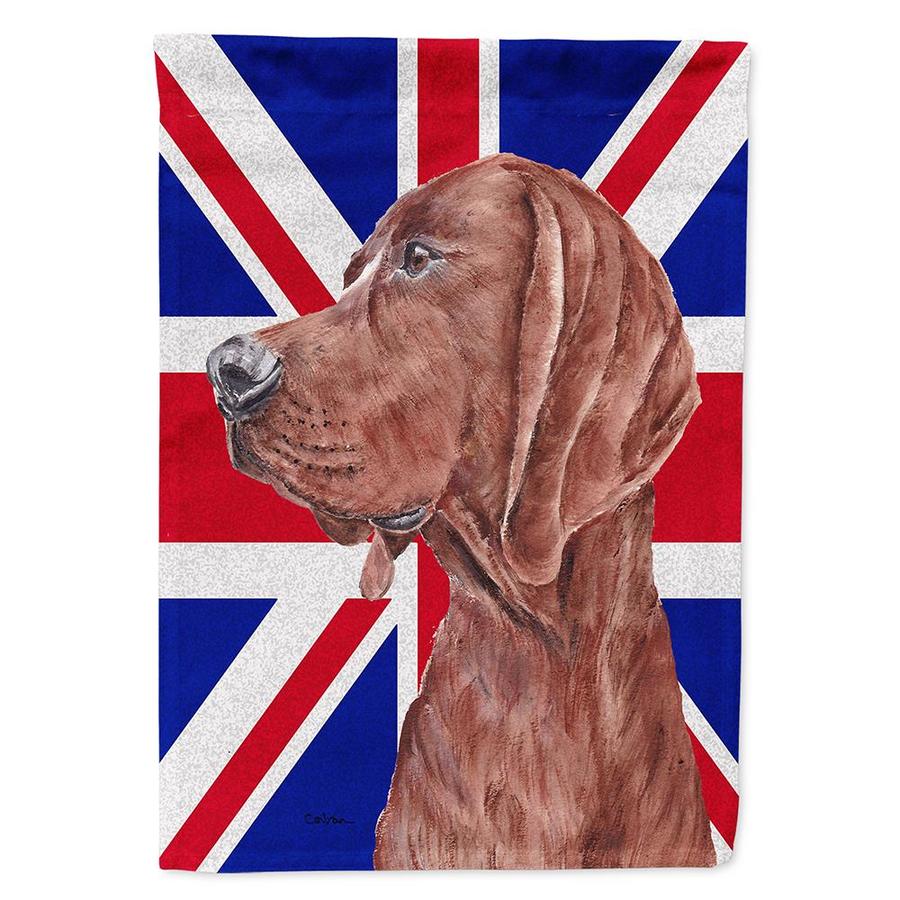 Caroline's Treasures Redbone Coonhound with English Union Jack British ...