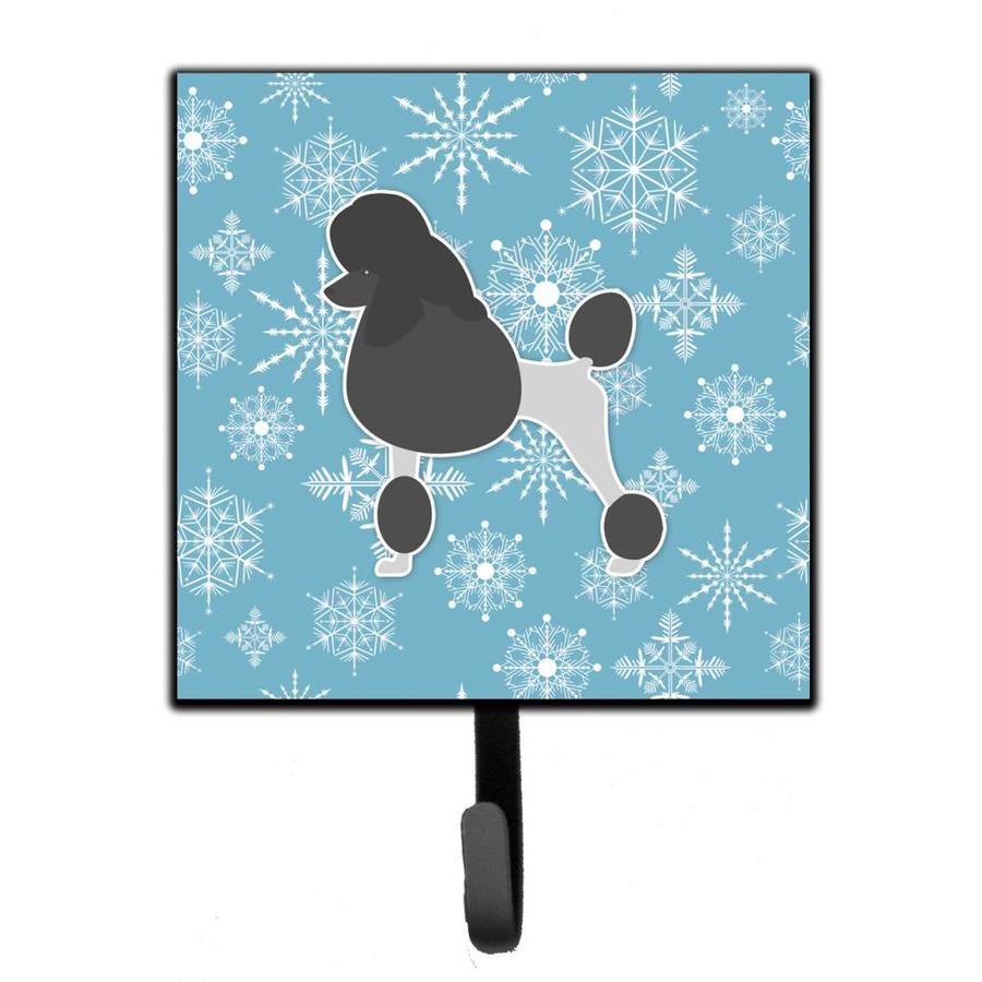 Caroline's Treasures Winter Snowflake Poodle Leash or Key Holder