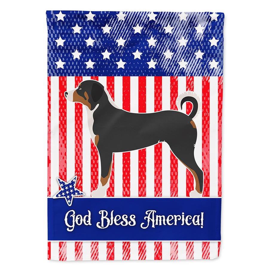 Caroline's Treasures Appenzeller Sennenhund American Flag Garden Size