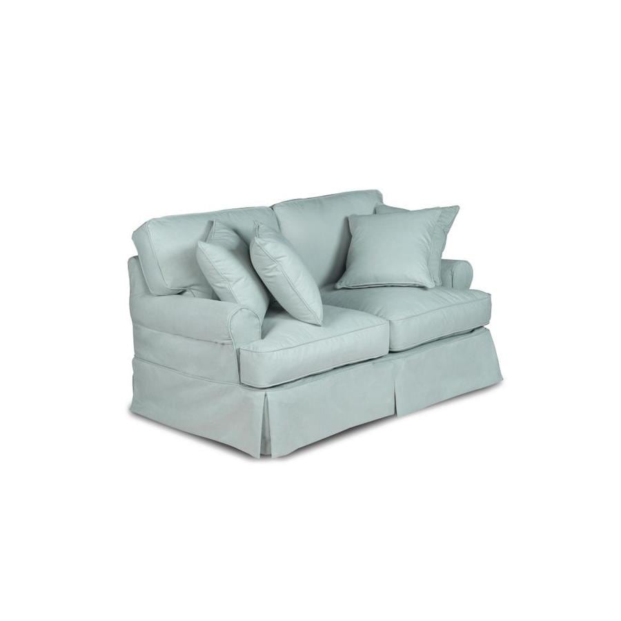 Sunset Trading Horizon Casual Aqua Blue Loveseat