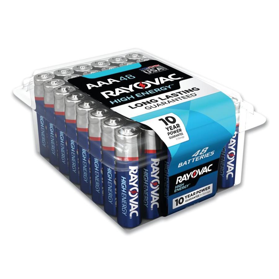Rayovac Alkaline AAA Batteries (48Pack) in the AAA Batteries department at