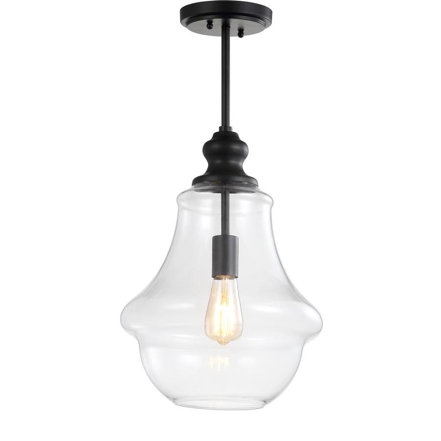 Jonathan Y Classic Oil Rubbed Bronze French Country Cottage Clear Glass Bowl Led Kitchen Island Light In The Pendant Lighting Department At Lowescom