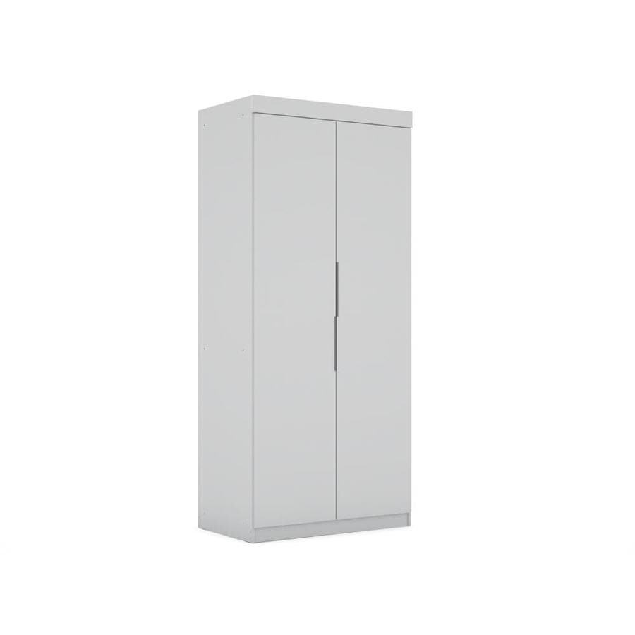 Manhattan Comfort Mulberry 2 0 Sectional Wardrobe Closet In White