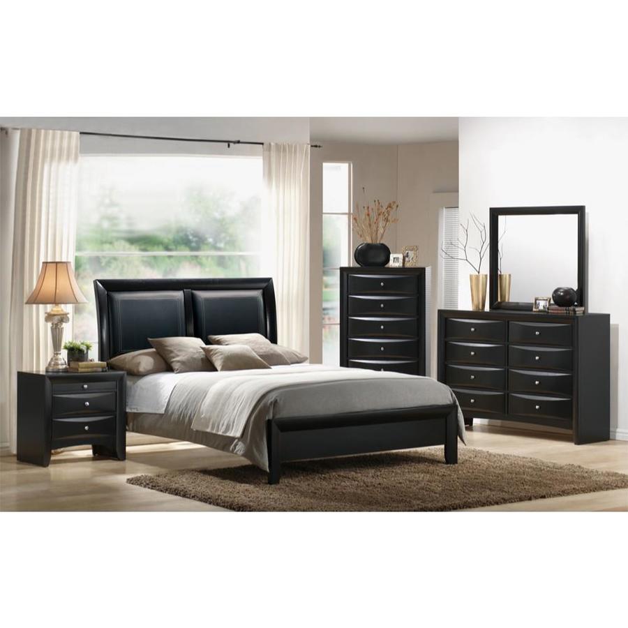 Benzara Black King 4-Poster Bed in the Beds department at Lowes.com