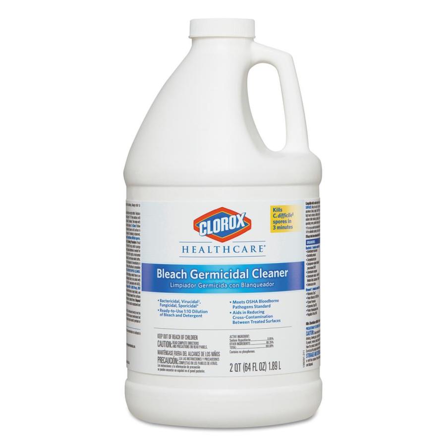 Clorox Healthcare Hospital Cleaner Disinfectant w/Bleach, 2qt Refill