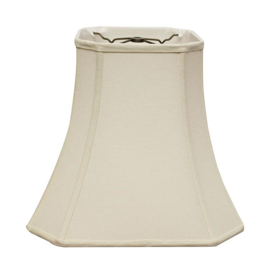 Cloth & Wire Slant Cut Corner Square Bell Softback LAmphade with