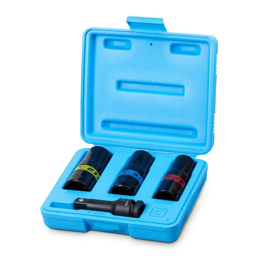 NEW 1//2/" 4 PC FLIP IMPACT SOCKET LUG NUT REMOVER INSTALLER TOOLS