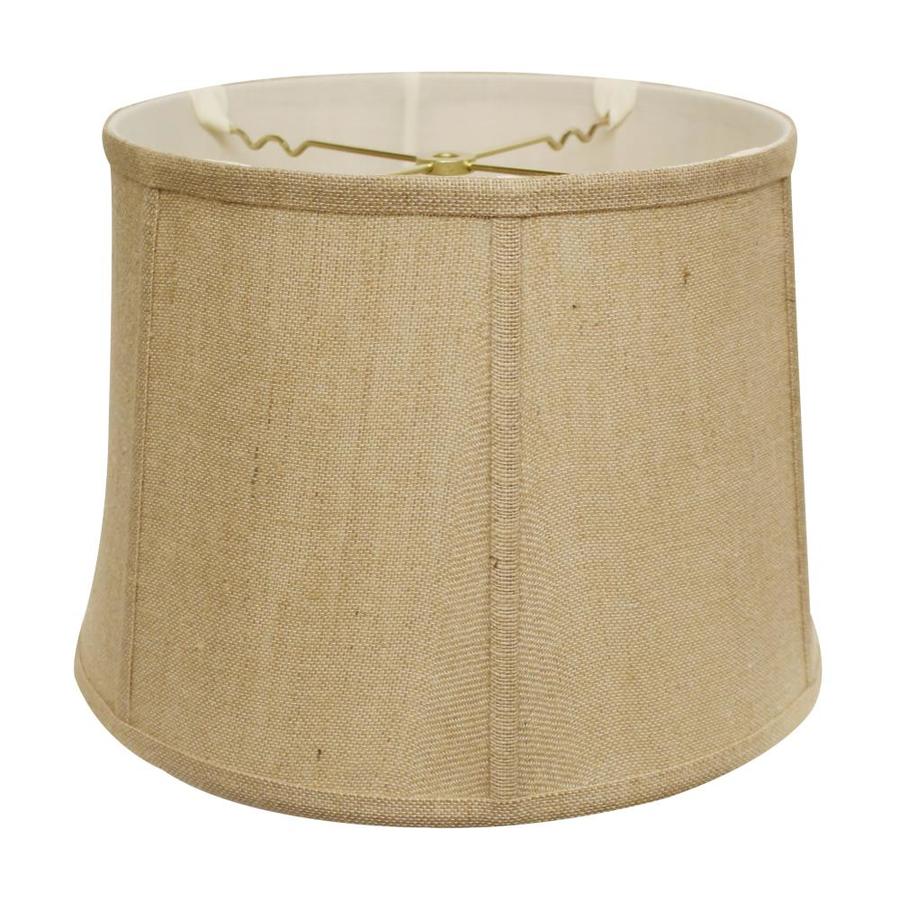 Cloth & Wire Slant Retro Drum Softback LAmphade with Washer Fitter, Jute in the Lamp Shades