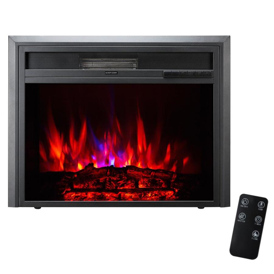 XBrand 27.95in Black Electric Fireplace Insert in the Electric