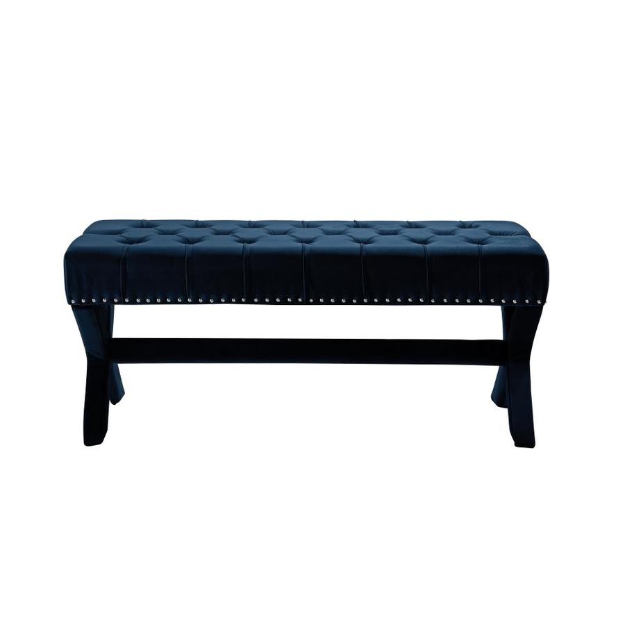 Pipe Leg Upholstered Bench