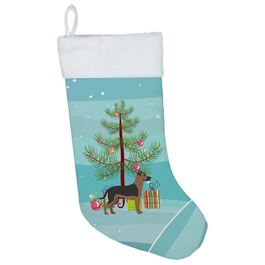 Caroline's Treasures Shepherd Pit Mix #1 Christmas Tree Christmas Stocking