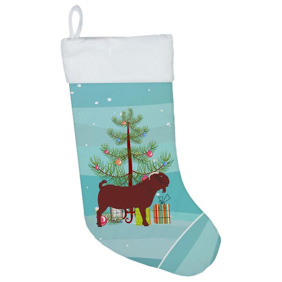 Caroline S Treasures Kalahari Red Goat Christmas Christmas Stocking In The Christmas Stockings Department At Lowes Com