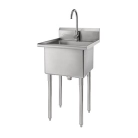 Stainless Steel Freestanding Utility Sinks At Lowes Com
