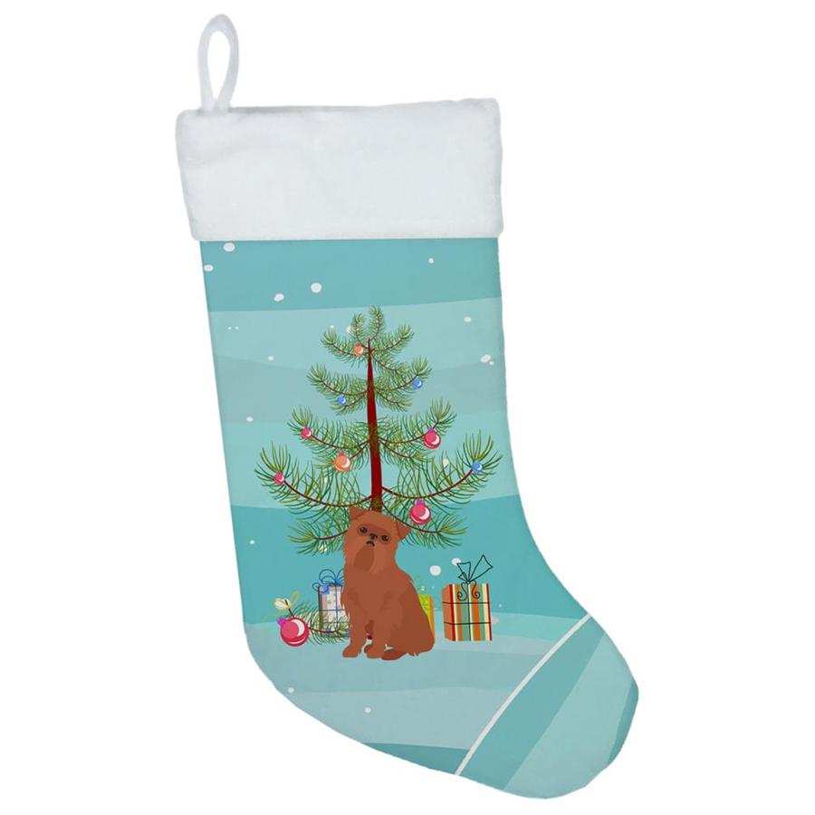 Caroline's Treasures Brussels Griffon Christmas Tree Christmas Stocking