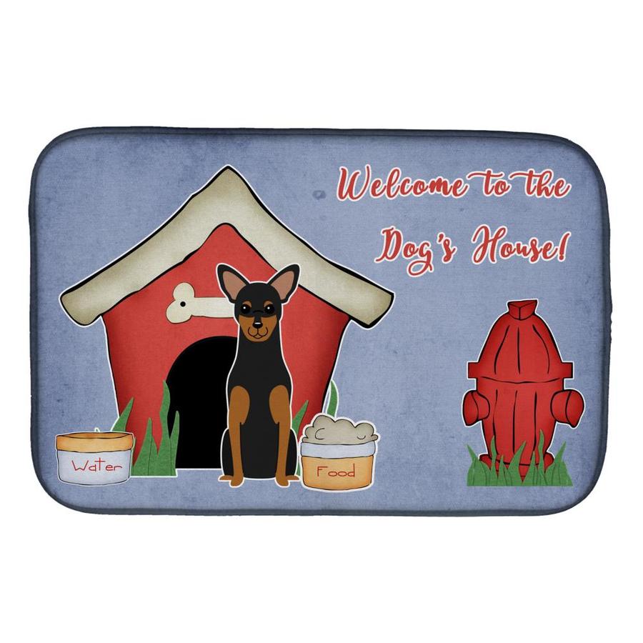 Caroline's Treasures Dog House Collection Manchester Terrier Dish Drying Mat