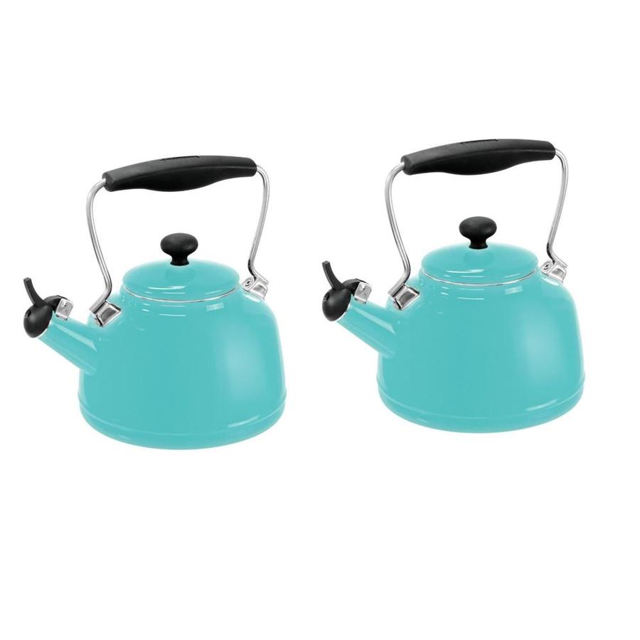 Chantal Chantal 1.7 Quart Durable Enamel Vintage Stovetop Tea Kettle