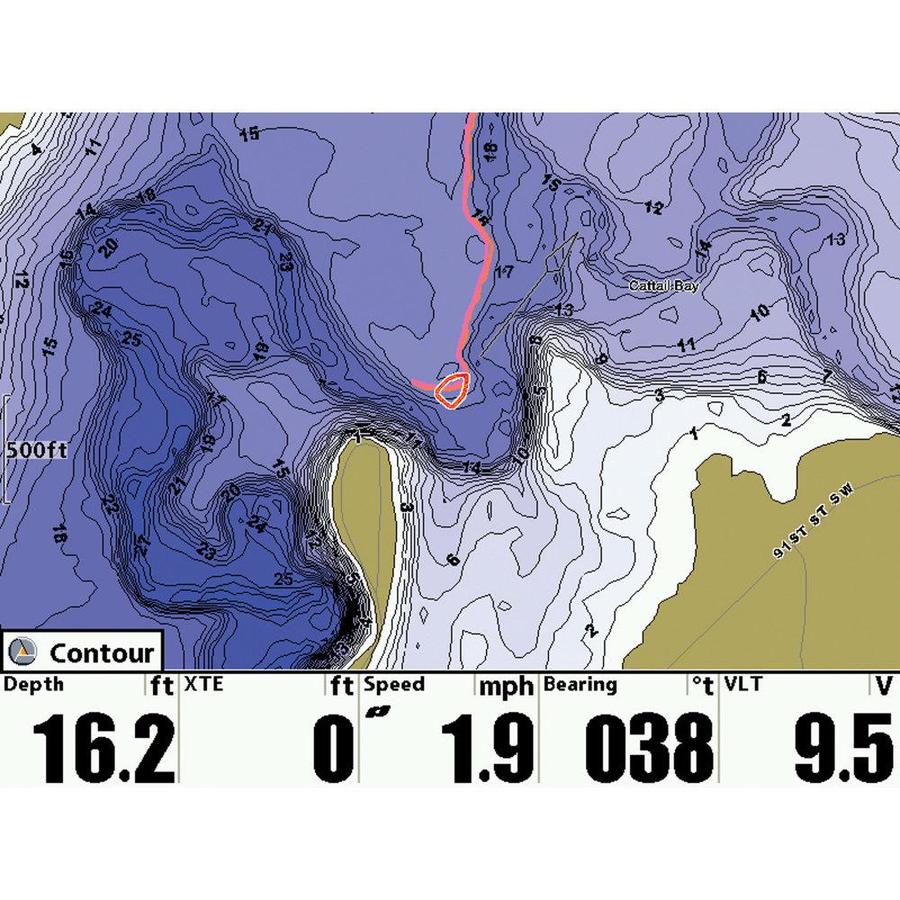 Humminbird карта zero