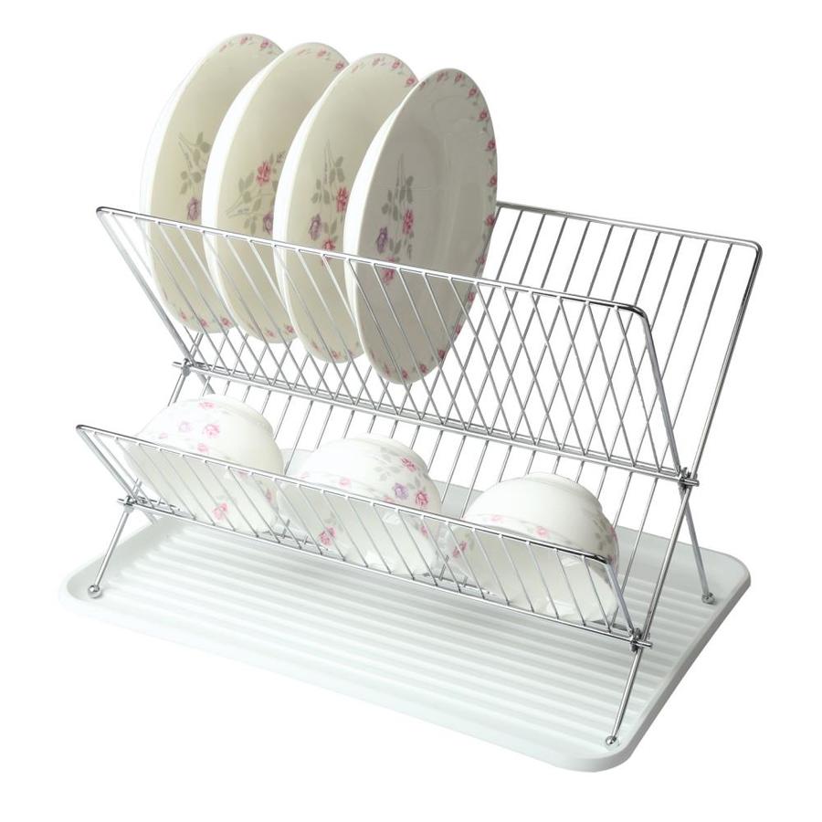 Better Chef 13in W x 16.75in L x 10.5in H Metal Dish Rack and Drip