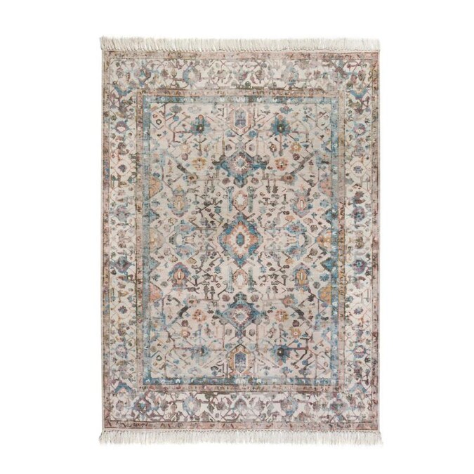 Anji Mountain 7 X 9 Cream Teal Indoor Medallion Vintage Handcrafted Area Rug In The Rugs Department At Com - Teal Brown And Cream Rug Anji Mountain 7 X 9 Cream Teal Indoor Medallion Vintage Handcrafted Area Rug In The Rugs Department At Com - Teal Brown And Cream Rug