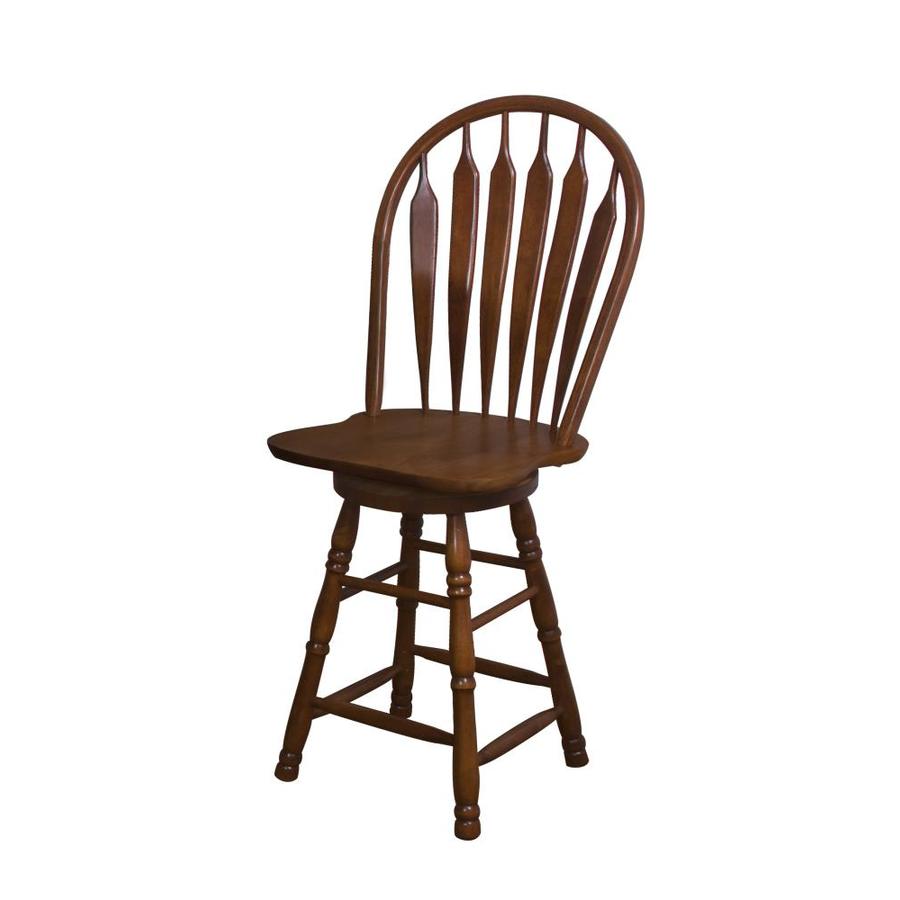 oak high back bar stools